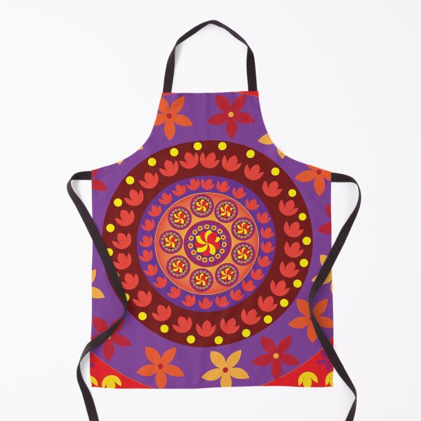 Item preview, Artistic Floral in Round designed and sold by ModernOUTFITS.