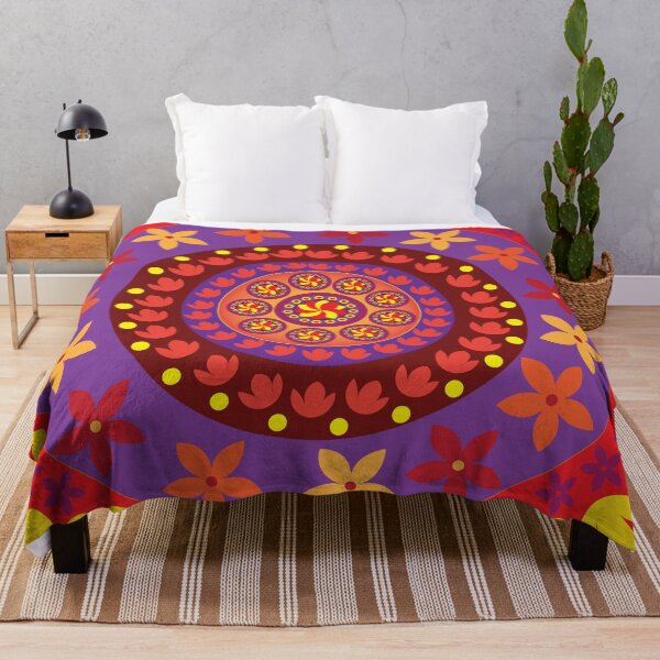 Item preview, Artistic Floral in Round designed and sold by ModernOUTFITS.