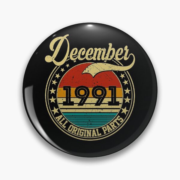 Item preview, Vintage December 1991 All Original Parts Born in December 1991 30th Birthday Gift 30 Years Old designed and sold by MN-Shop0123.