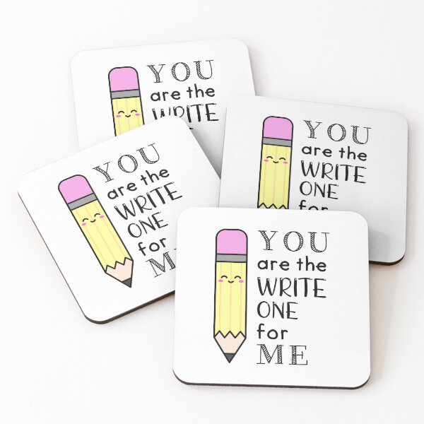 Item preview, You Are The Write For Me. Romantic pun. designed and sold by TashaVector.