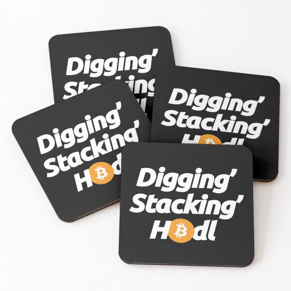 Item preview, Digging Stacking Hodl Bitcoin - Crypto Btc Blockchain Love Currency Quote designed and sold by elhefe.