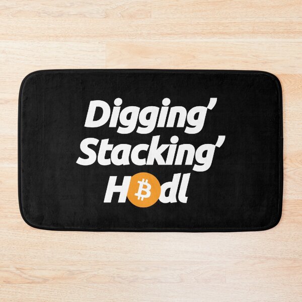 Item preview, Digging Stacking Hodl Bitcoin - Crypto Btc Blockchain Love Currency Quote designed and sold by elhefe.