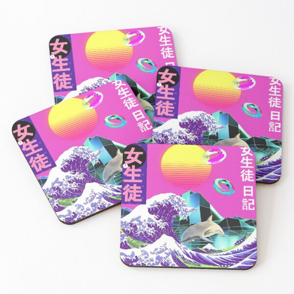 Item preview, Vaporwave Pastel Goth Dolphin  designed and sold by kandycoded.