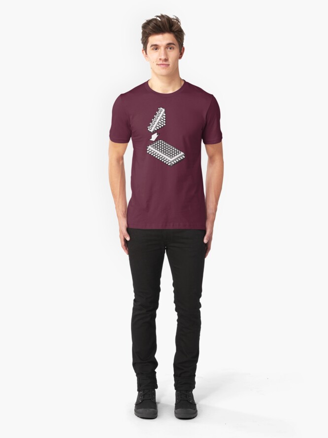Alternate view of Bricking It Slim Fit T-Shirt