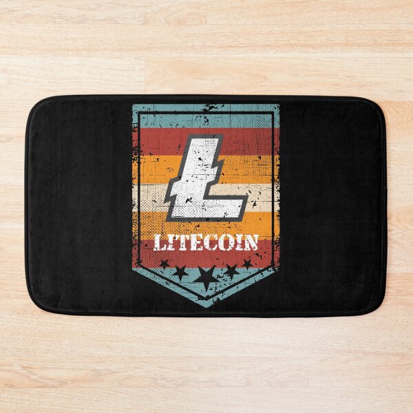 Item preview, Litecoin LTC Cryptocurrency Military Grunge designed and sold by Bitcoin-Fashion.