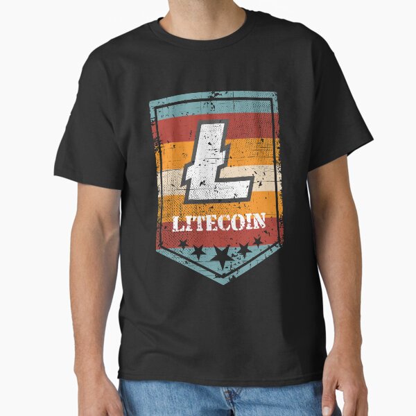 Artikel-Vorschau von Litecoin LTC Cryptocurrency Military Grunge, designt und verkauft von Bitcoin-Fashion.