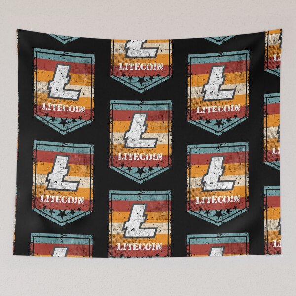 Item preview, Litecoin LTC Cryptocurrency Military Grunge designed and sold by Bitcoin-Fashion.
