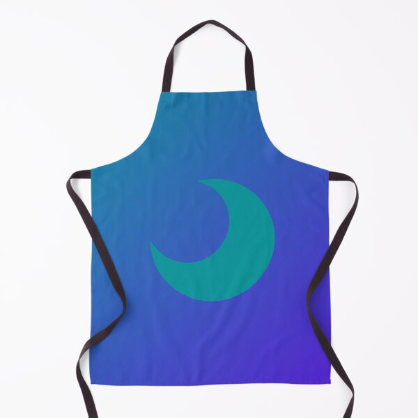 Item preview, Blue Crescent Moon in Gradient Sky designed and sold by ShaunSandhu.