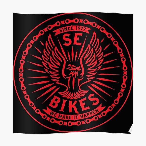 SE BIKES CLASSIC LOGO Poster By Allnewproducts Redbubble