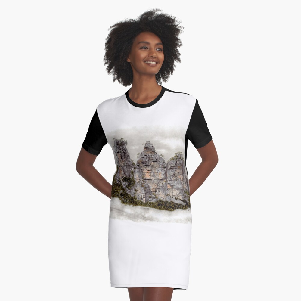 Item preview, Graphic T-Shirt Dress designed and sold by InmaVassar.