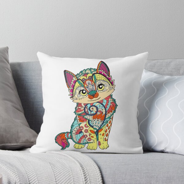 Item preview, mandala cat designed and sold by WinLion.