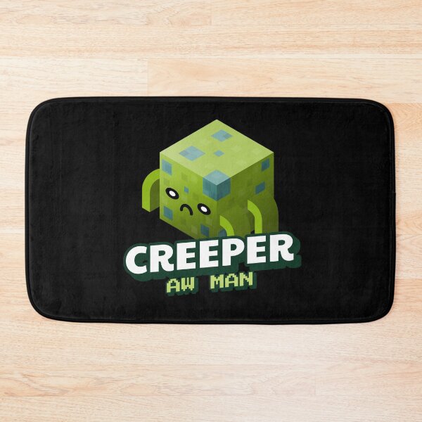 Item preview, Creeper Aw Man - with green creature illustration designed and sold by SocialStreet.