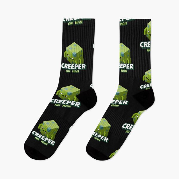 Item preview, Creeper Aw Man - with green creature illustration designed and sold by SocialStreet.
