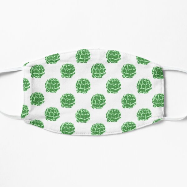 Artichoke Pattern Flat Mask
