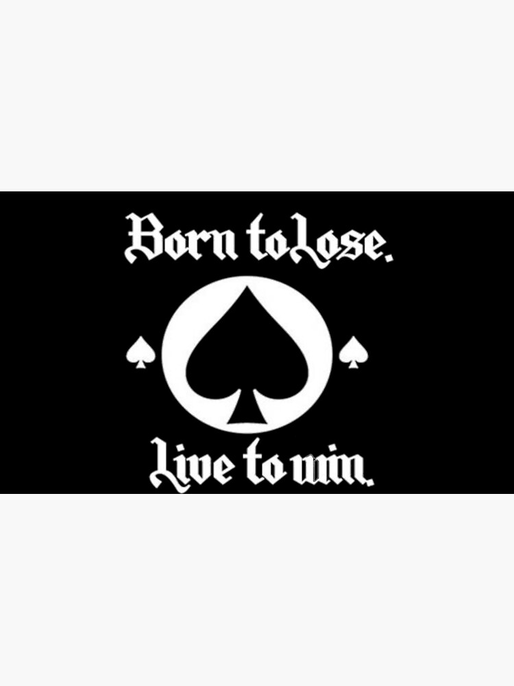 Motorhead Ace of Spades Logo - Wall Decal - Born to Lose Live to