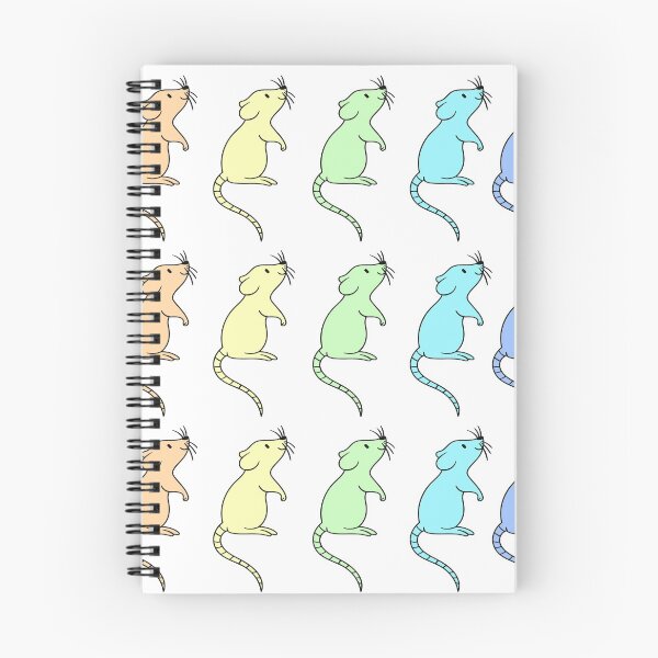 Item preview, Anime Mouse Pad... Cute Pastel Rainbow Colored Mouse Seamless Pattern  designed and sold by Christeena-.
