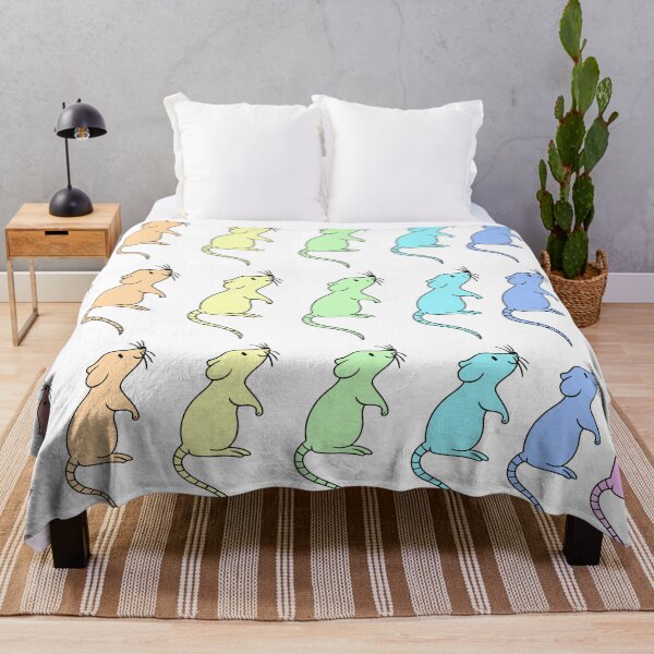 Item preview, Anime Mouse Pad... Cute Pastel Rainbow Colored Mouse Seamless Pattern  designed and sold by Christeena-.