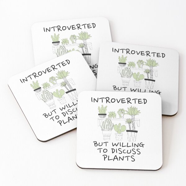 Item preview, Introverted But Willing To Discuss Plants designed and sold by Veewell.