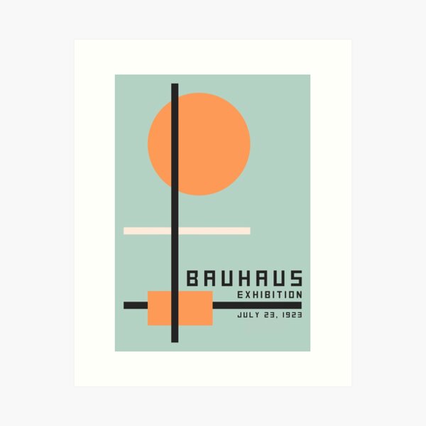 Bauhaus Ausstellung Art Print