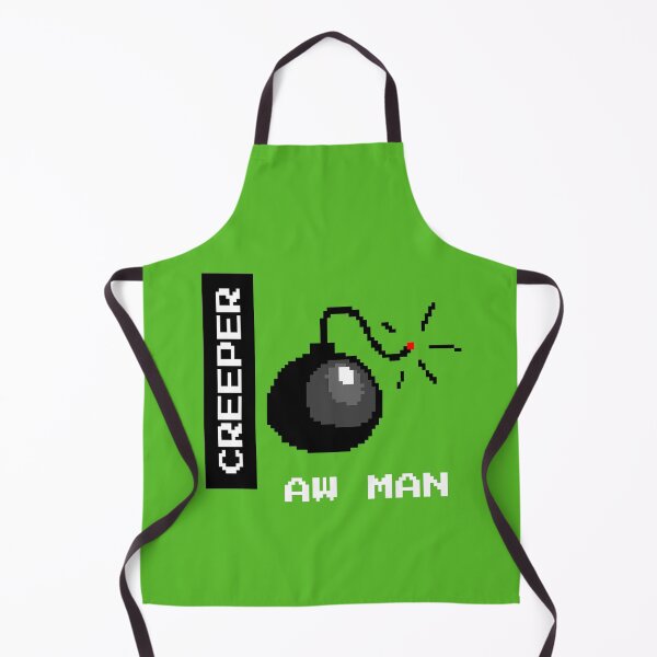Item preview, Creeper Aw Man - with Pixelated Bomb illustration designed and sold by SocialStreet.