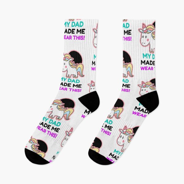 Item preview, DAD, MADE ME, WEAR THIS, UNICORN MEME, CHILDISH HUMOR,  designed and sold by R B Chrystal.