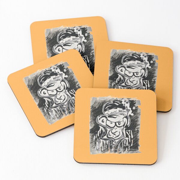 Aperçu de l'œuvre Oeuvre de singe vintage Monkey Love créée et vendue par vibeno1.