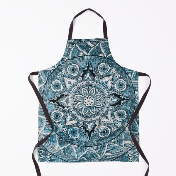 Item preview, Blue boho circular mandala flower designed and sold by soniaaseguin.