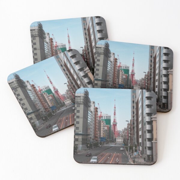 Item preview, Road to Tokyo Tower in Japan - Beautiful Japan Travel designed and sold by JapanTees.
