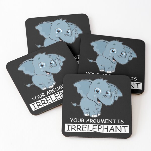 Item preview, Your Argument Is Irrelephant Elephant Gift Cute Women designed and sold by ContreiDesign.