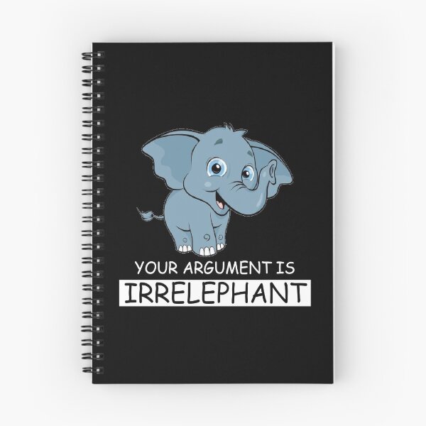 Item preview, Your Argument Is Irrelephant Elephant Gift Cute Women designed and sold by ContreiDesign.