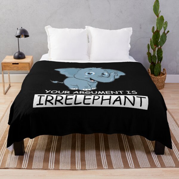 Item preview, Your Argument Is Irrelephant Elephant Gift Cute Women designed and sold by ContreiDesign.