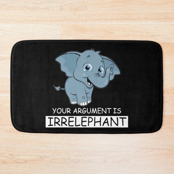 Item preview, Your Argument Is Irrelephant Elephant Gift Cute Women designed and sold by ContreiDesign.
