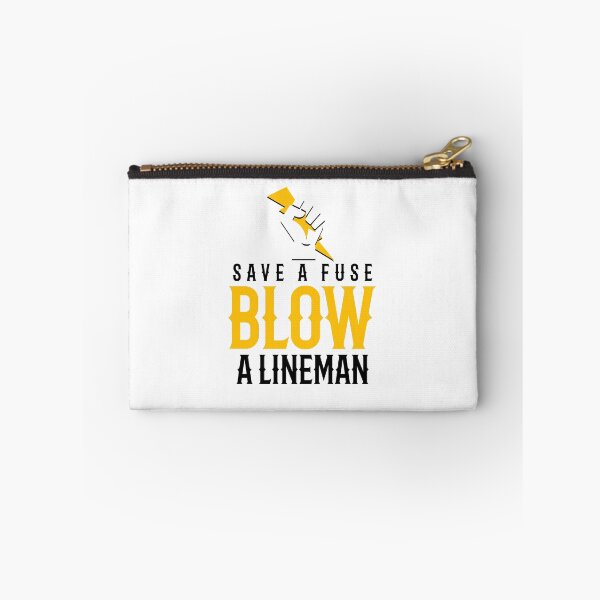 Item preview, Save A Fuse Blow A Lineman [BW] designed and sold by TeesYouWant.
