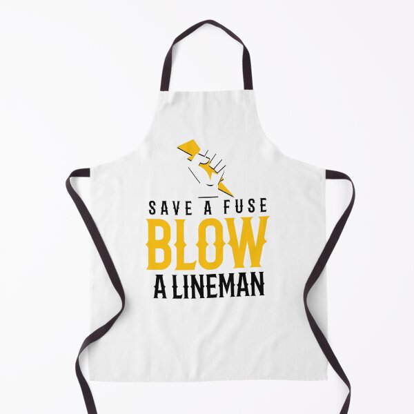 Item preview, Save A Fuse Blow A Lineman [BW] designed and sold by TeesYouWant.