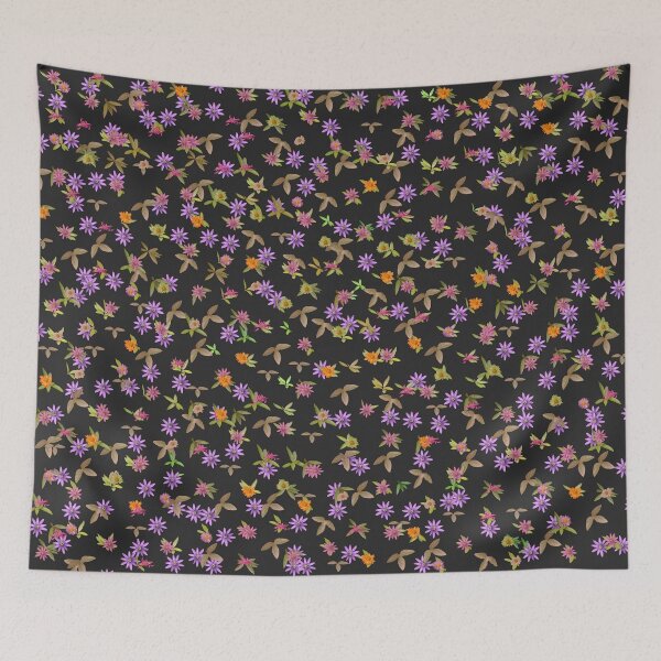 Item preview, Little Flower in dark Nice Floral Art  designed and sold by ModernOUTFITS.