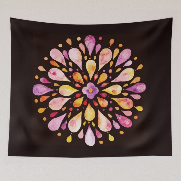 Item preview, Colorful mandala. Circle mandala. Square mandala. Home decoration designed and sold by soniaaseguin.