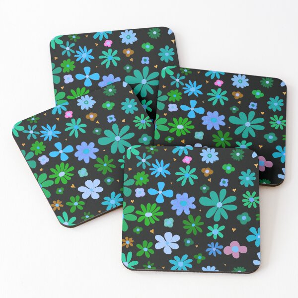 Item preview, Cute Bright Green Flowers designed and sold by KizzyW.