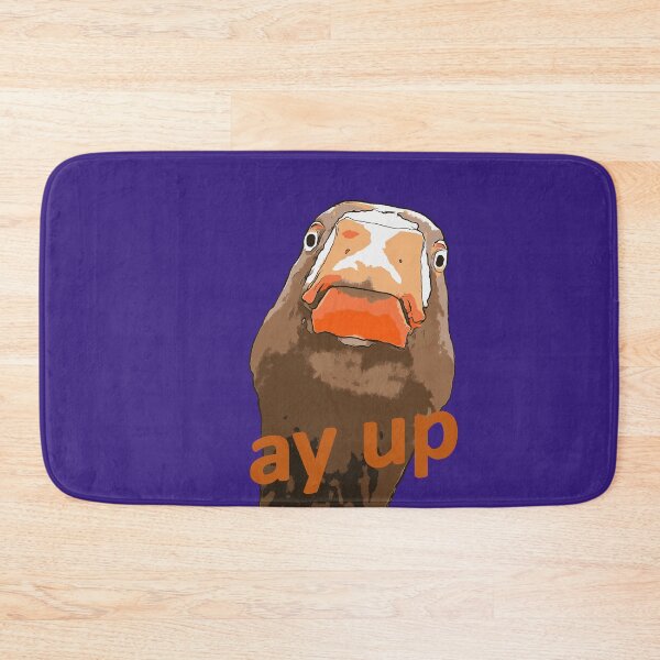 Item preview, Ay Up Greeting Nerdy Duck Face Black Outline Art designed and sold by taiche.