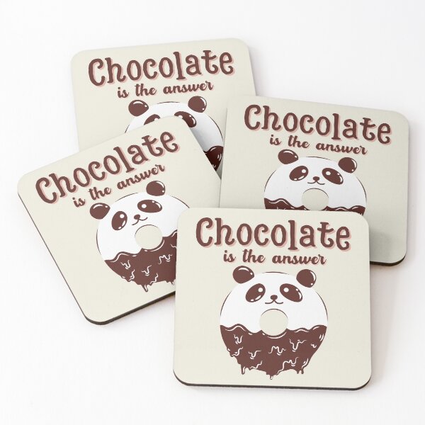 Item preview, Chocolate is the answer designed and sold by Nyanko-Sempai.