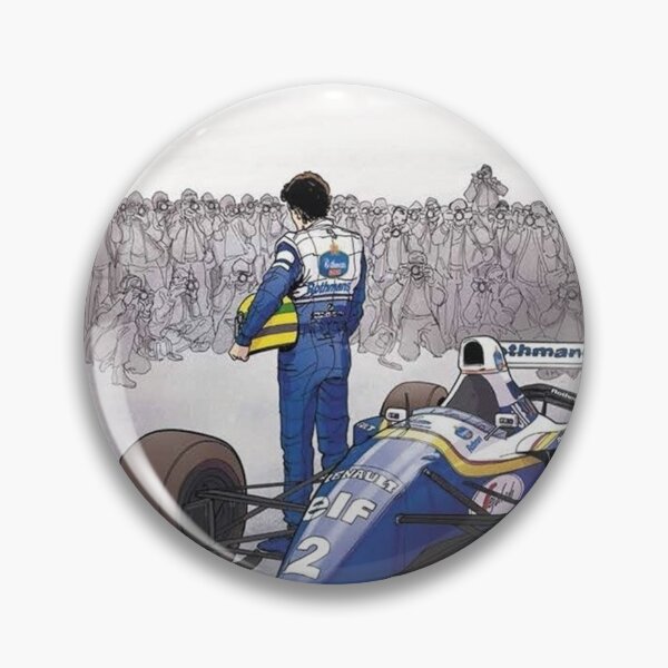 Aperçu de l'œuvre Légende brésilienne devant sa Williams F1 créée et vendue par LoicLaBarrique.