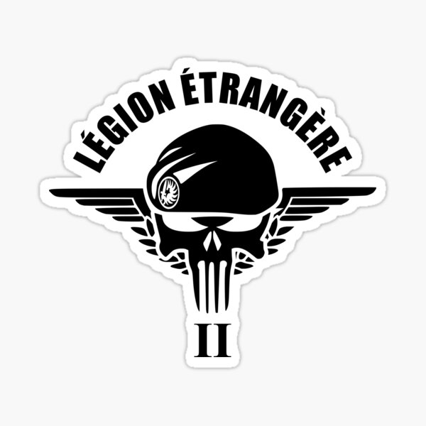 Légion Étrangère 2 REP (Parachutiste de la Légion étrangère française) Sticker