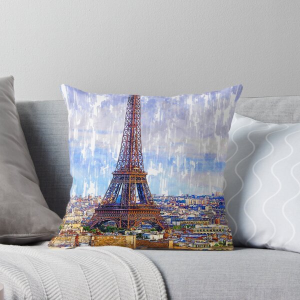 Item preview, Bird's Eye View Eiffel Tower Paris. For Eiffel Tower & Paris Lovers. designed and sold by ColortrixArt.