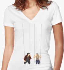 10 Dinge, die ich an dir hasse (lang) Tailliertes T-Shirt mit V-Ausschnitt