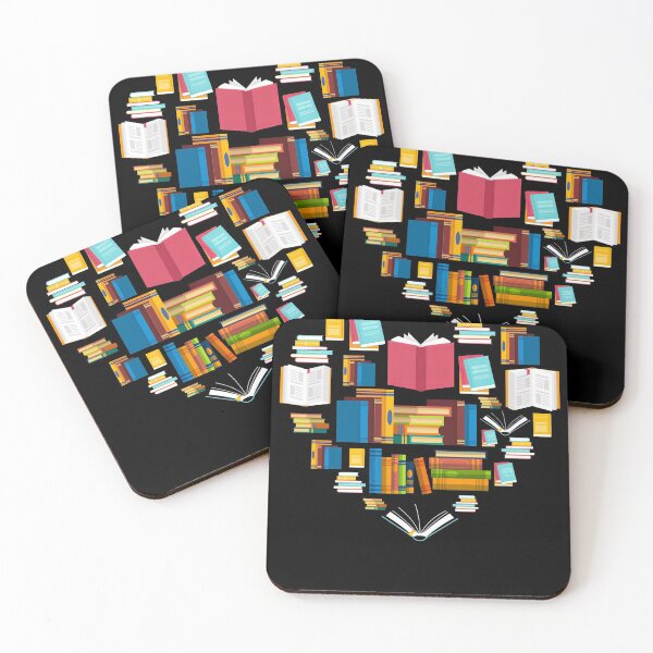 Item preview, Book Lover Heart Shape reading club Librarian Library gifts T-Shirt  designed and sold by codyemantai.