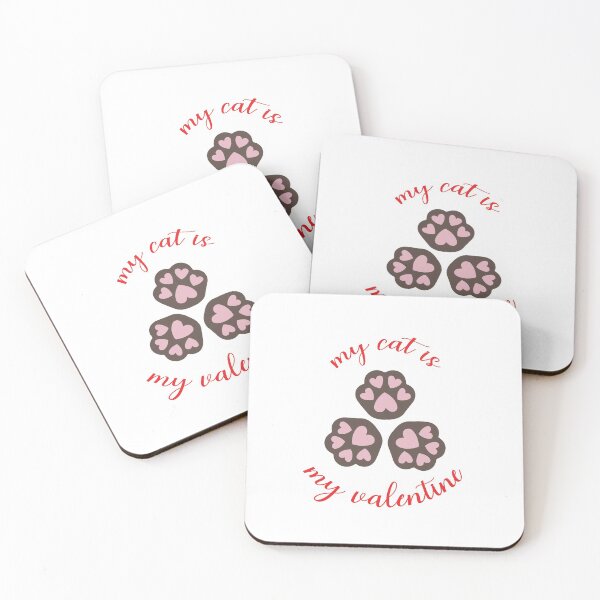 Item preview, My Cat Is My Valentine designed and sold by IrisDesign20.