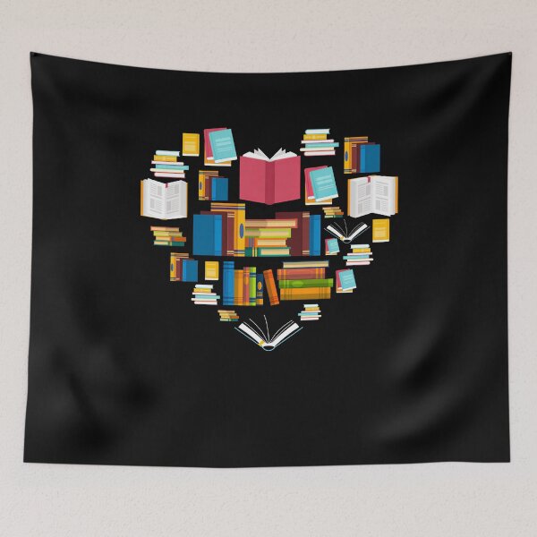 Item preview, Book Lover Heart Shape reading club Librarian Library gifts T-Shirt  designed and sold by codyemantai.