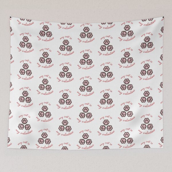 Item preview, My Cat Is My Valentine designed and sold by IrisDesign20.