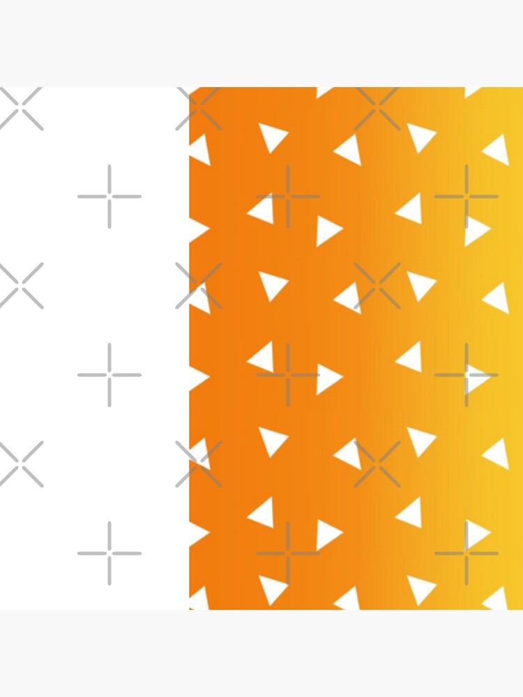 "Zenitsu haori pattern (Demon Slayer) " Sticker by AnimeWorld8 | Redbubble