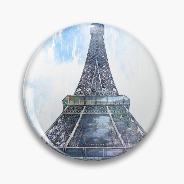 Item preview, Eiffel Tower Low Angle Sketch. For Eiffel Tower & Paris Lovers. designed and sold by ColortrixArt.