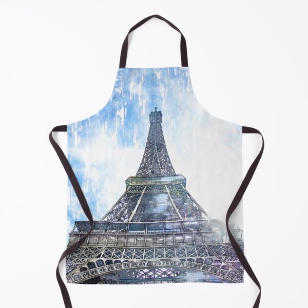 Item preview, Eiffel Tower Low Angle Sketch. For Eiffel Tower & Paris Lovers. designed and sold by ColortrixArt.